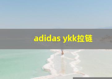 adidas ykk拉链